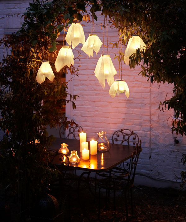 Homemade Simple Garden Lights.