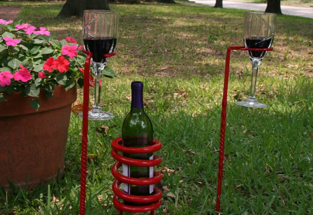 Lawn Wine Rack.