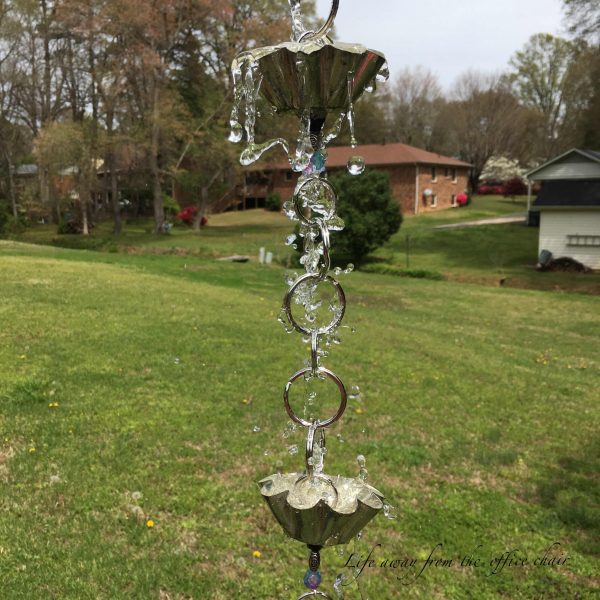 Make Rain Chain Using Vintage Tarte Tins.