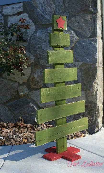 Pallet Christmas Tree & Tutorial.