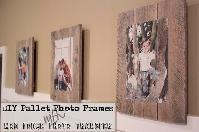 Pallet Photo Frames.