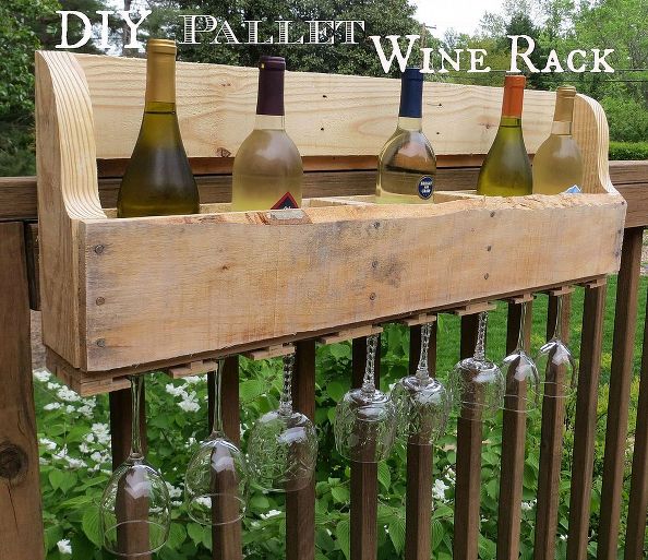 Pallet Wine Rack.