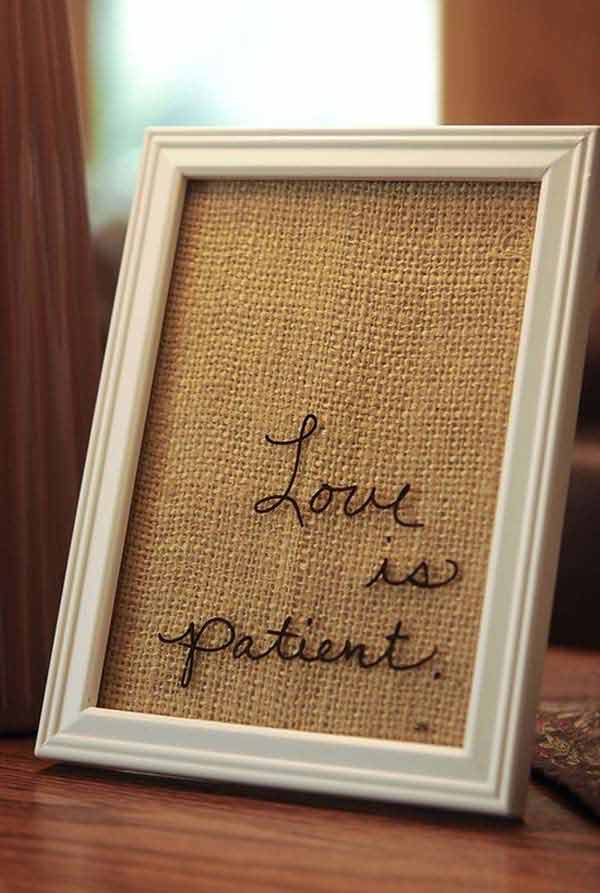 Picture Frame DIY Erase Board.