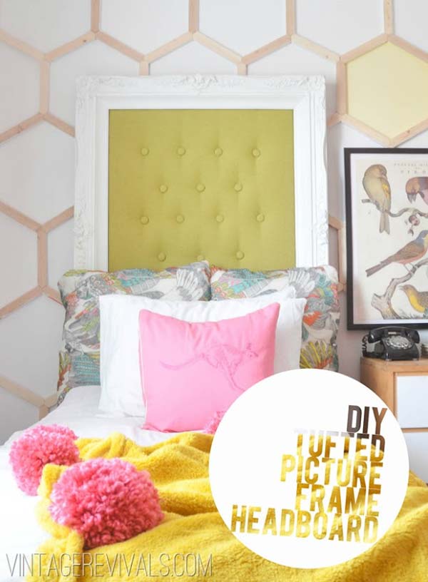 Picture Frame Headboard.