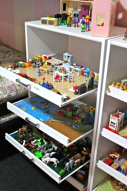 Playmobile or lego storage.