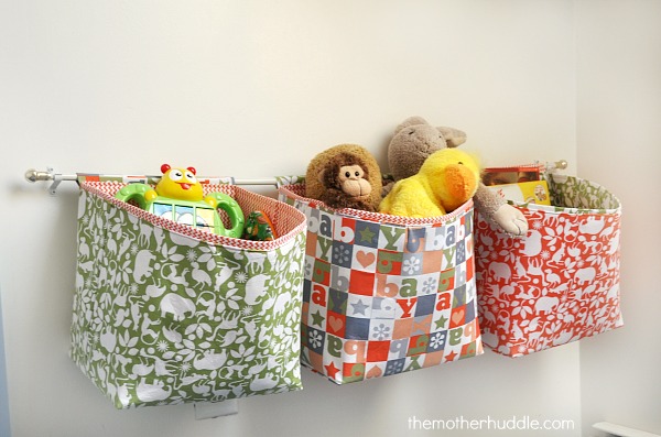 Sew hanging baskets.