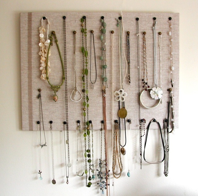 Simple jewelry organizer.