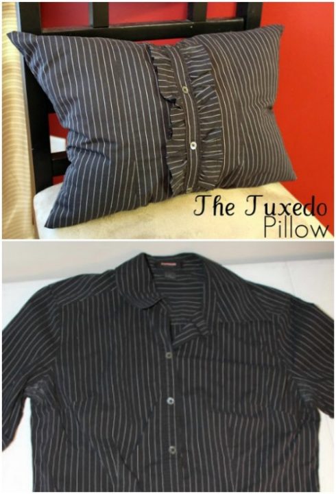 Tuxedo Throw Pillow.