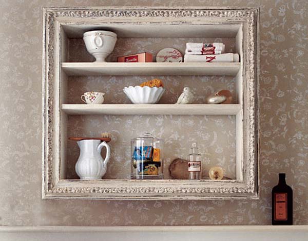 Use Old Frames To Make Extra Space To Keep Stuff.