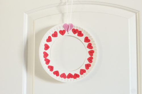 Valentines Wreath Alphabet Craft