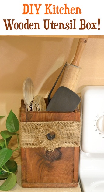 Wooden Utensil Box for Your Kitchen!.