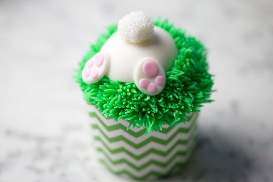 Bunny Butt Cupcakes.