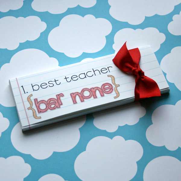 Candy Bar Box for Teacher Appreciation.