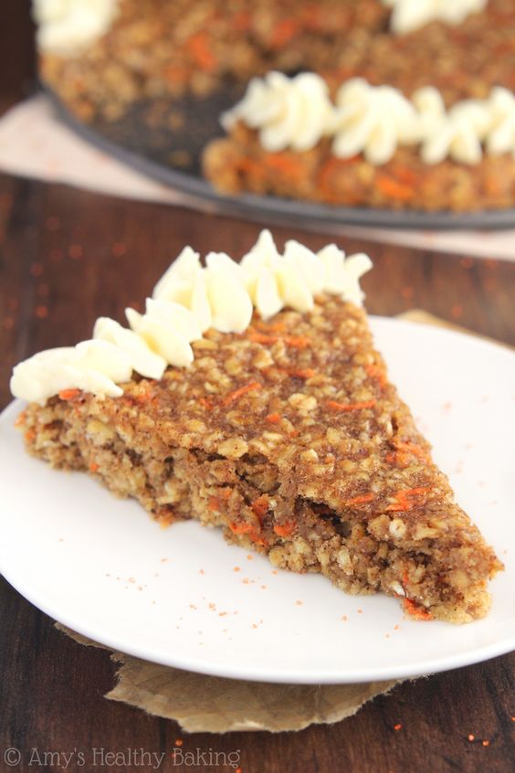 Carrot Cake Oatmeal Cookie Cake.