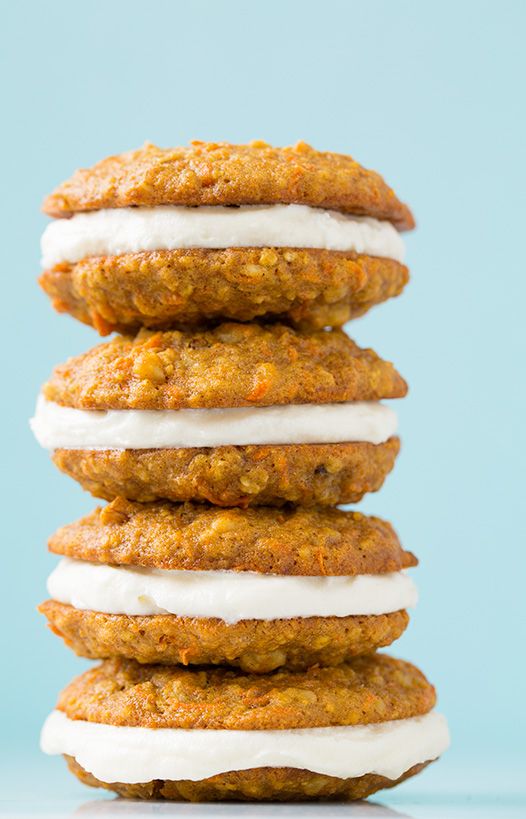 Carrot Cake Sandwich Cookies.