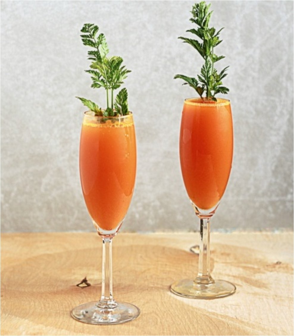 Carrot Mimosas.