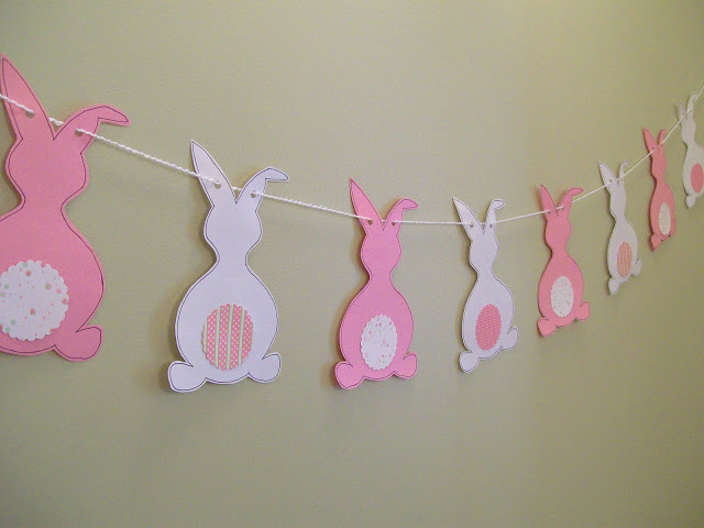 Colorful Bunny Banner.