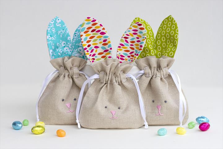 Drawstring Bunny Bags.