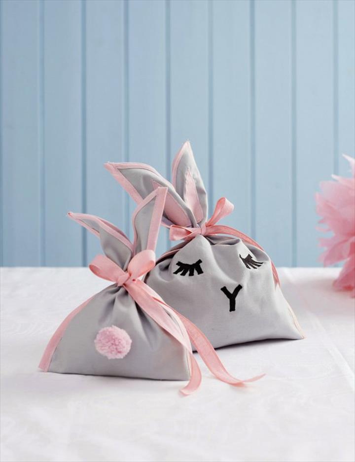 Easter Bunny Bag For Goodies.