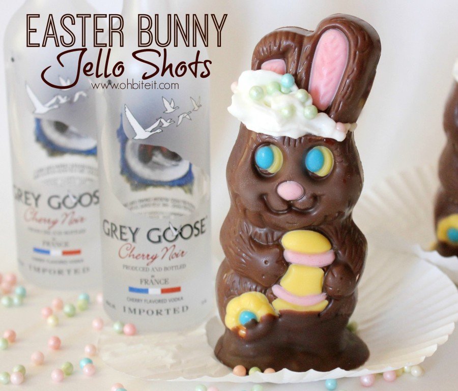 Easter Bunny Jello Shots.