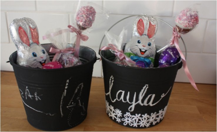 Easter Egg Hunt Buckets.