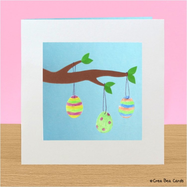 Easter Egg Tree Card.