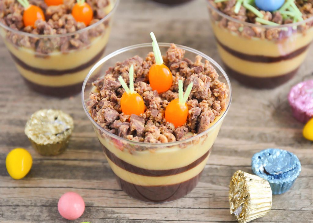 Easter Pudding Cups.