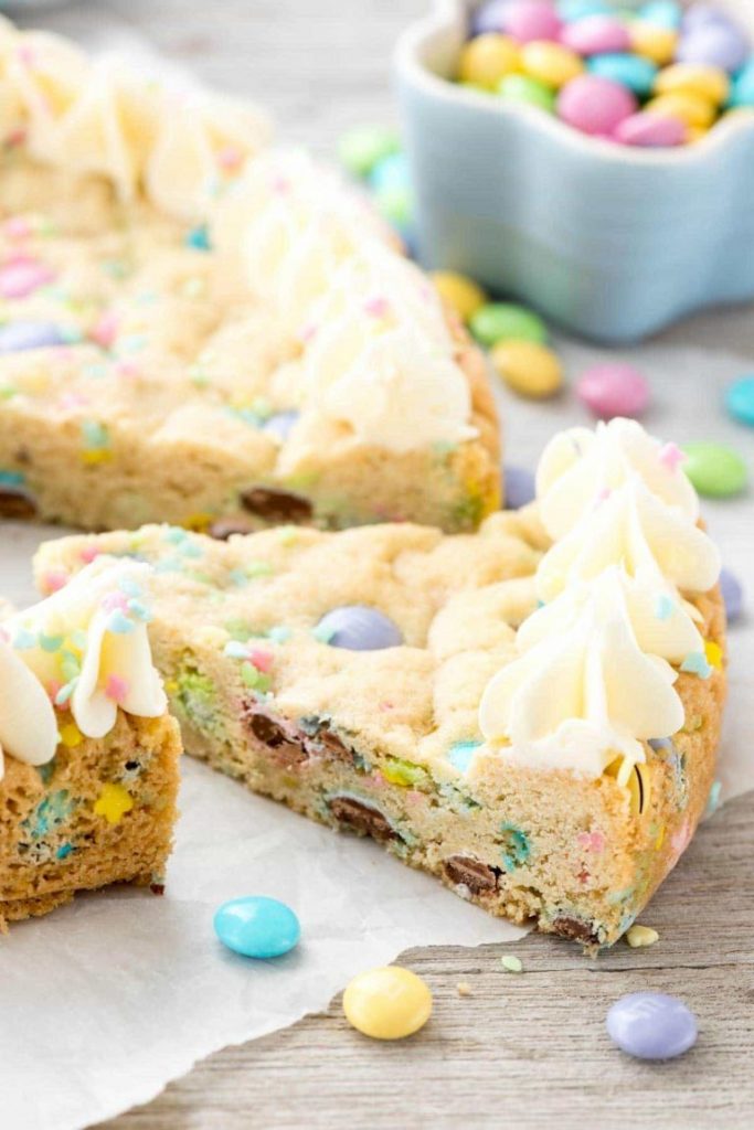 Easter Sugar Cookie Cake.