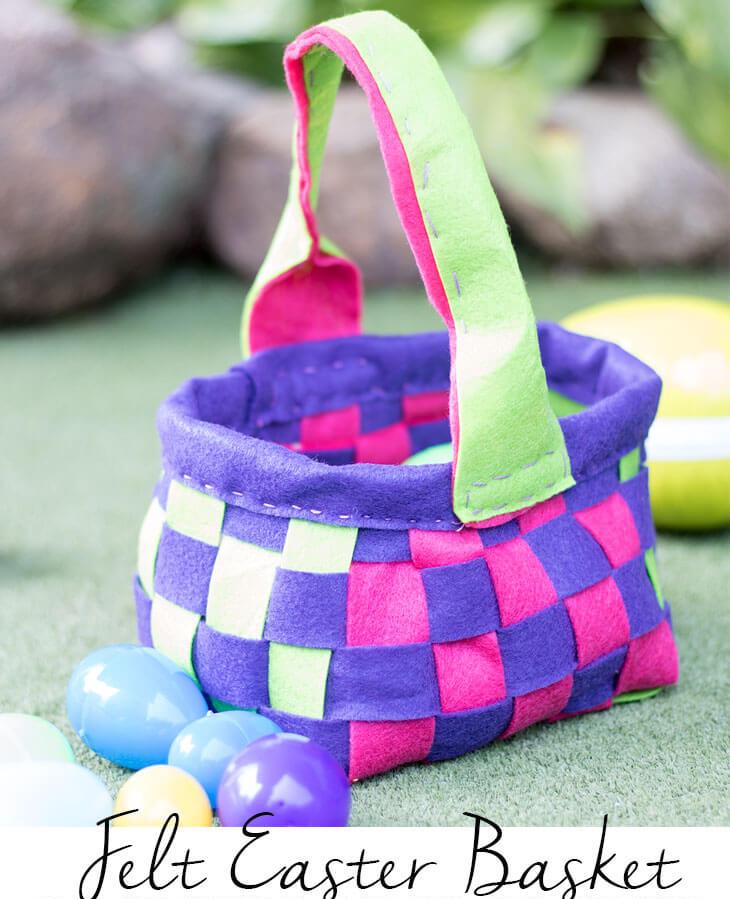 Felt Easter Basket.