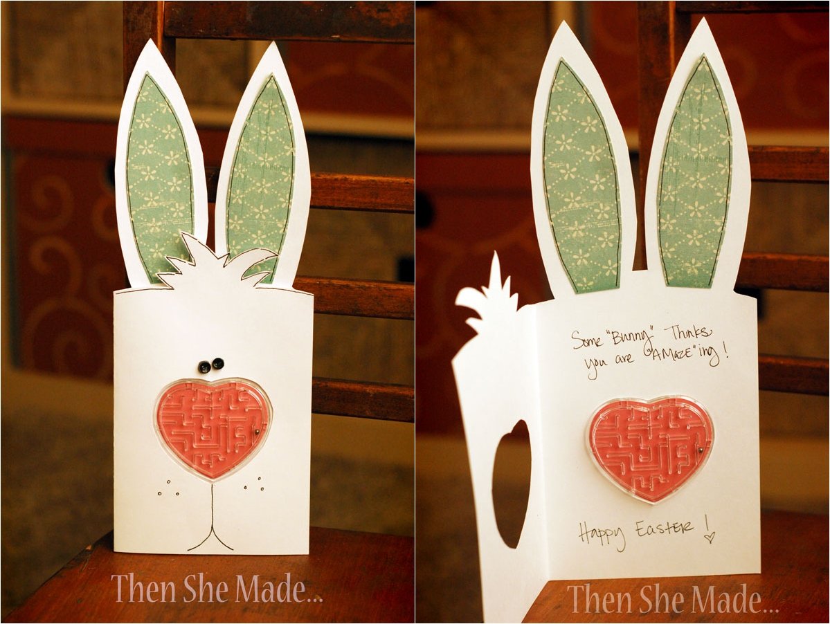 Fun Bunny Easter Card.