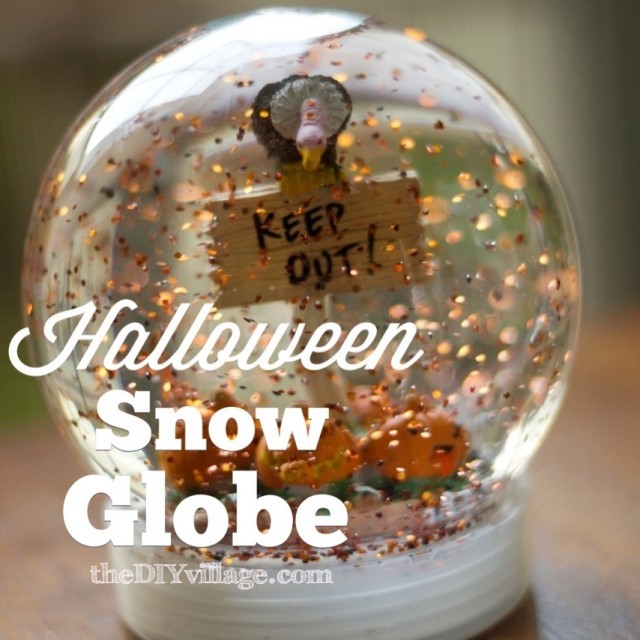 Halloween Snow Globe.
