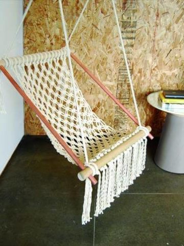 Hippy Macrame Chair.