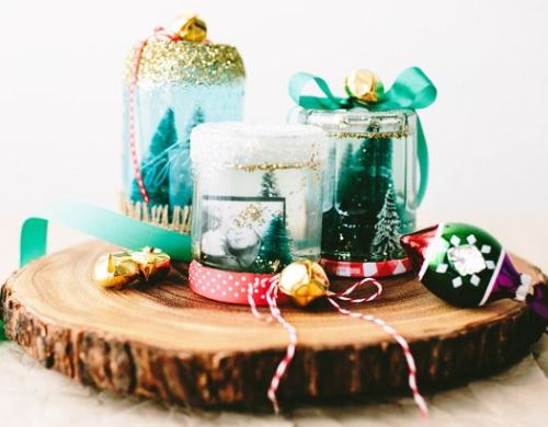 How To Make Winter Snow Globes.
