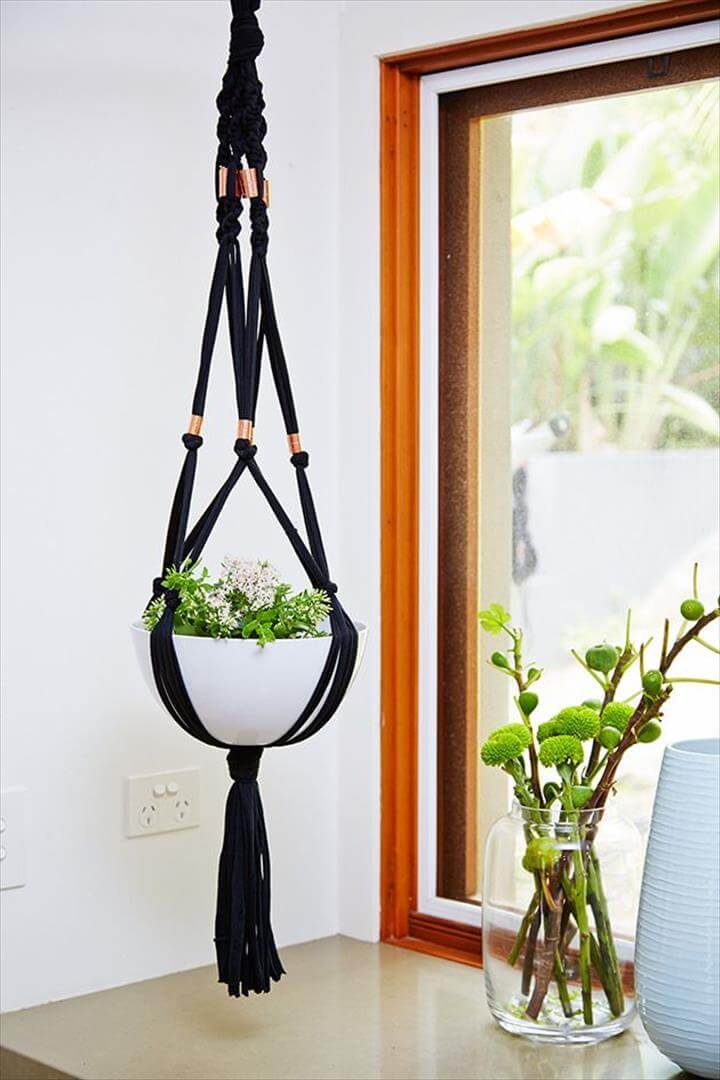 Macrame Indoor Plant Hanger.