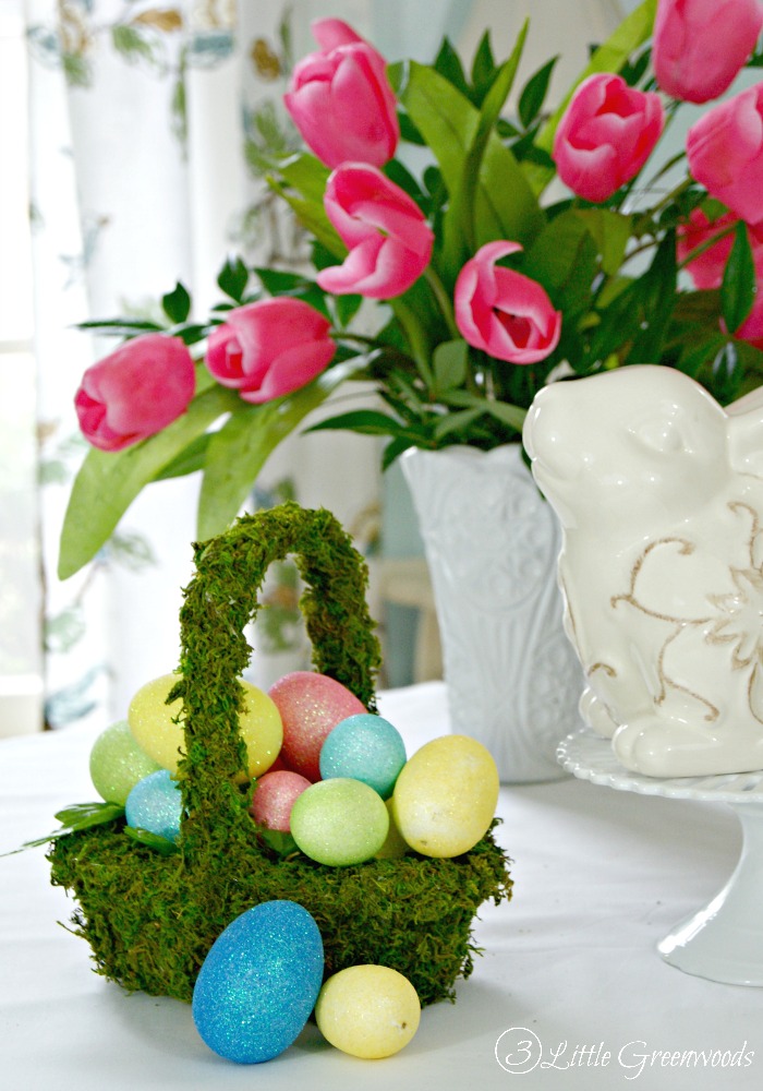 Moss Easter Basket.