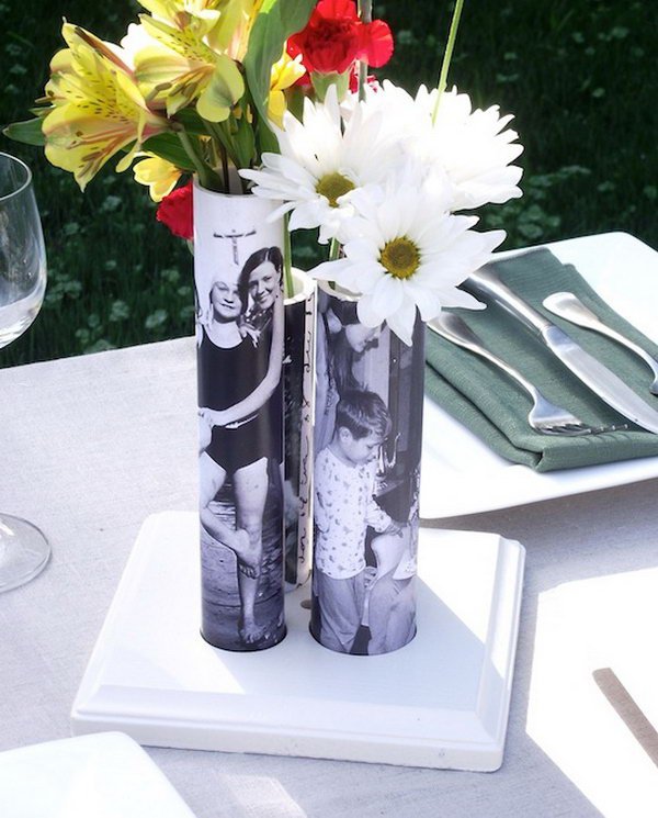 PVC Pipe Vase for Mother’s Day.