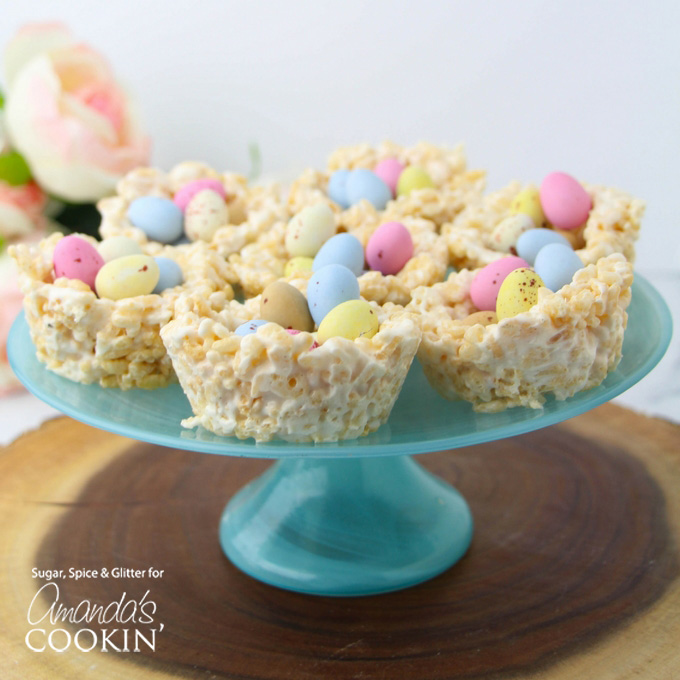 Rice Krispie Nests.