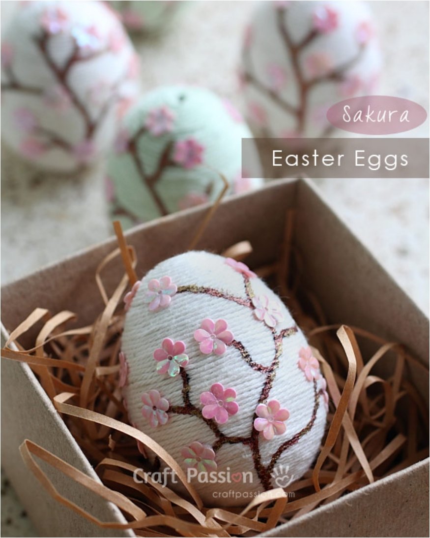 Sakura Easter Eggs.