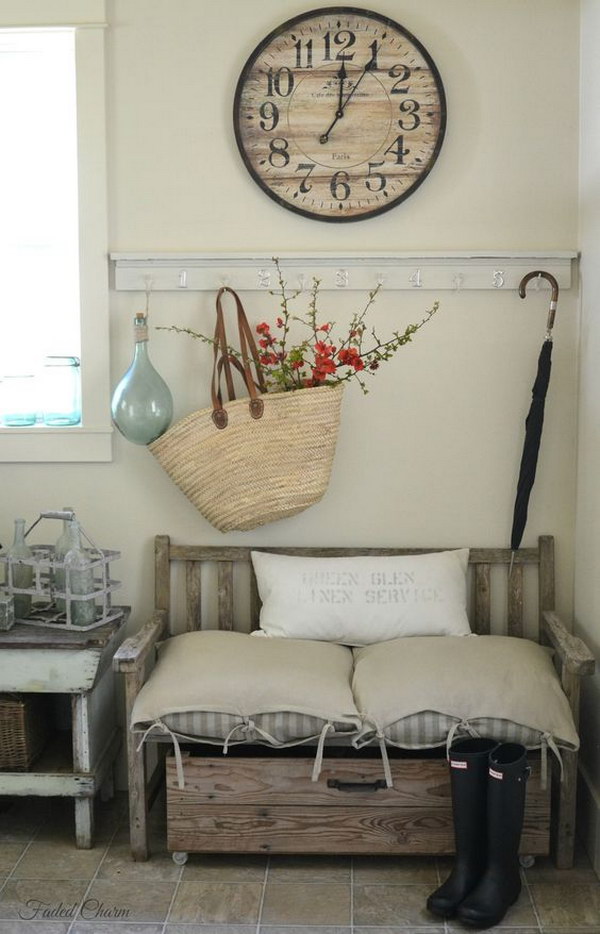 Shabby Chic Decor With An Unexpected Twist.