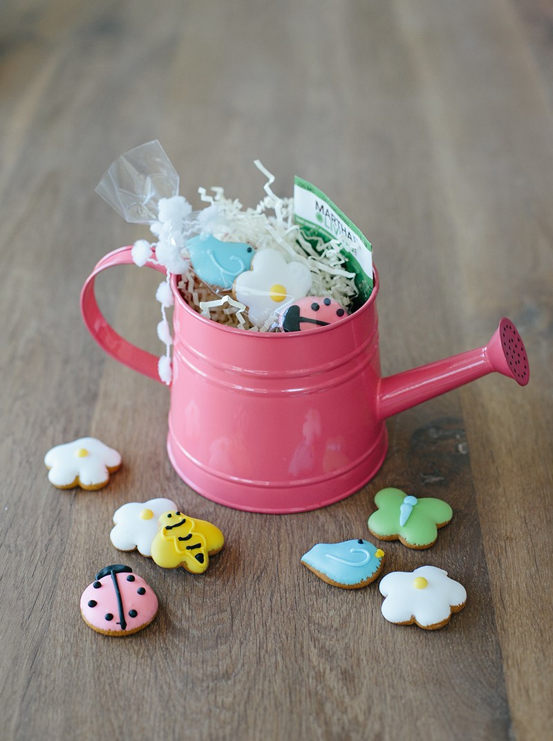 Spring Garden Cookie Basket.