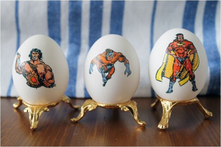 Temporary Tattoo Easter Eggs.