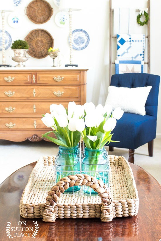 Adding Spring Greenery To Your Decor.