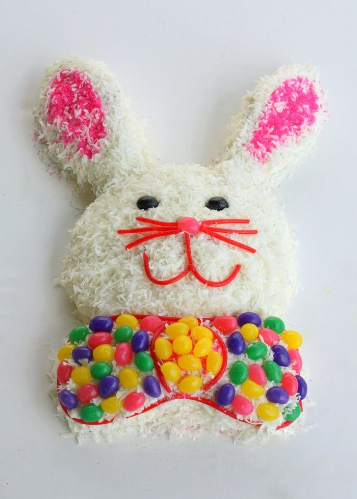 Adorable Easter bunny cake.