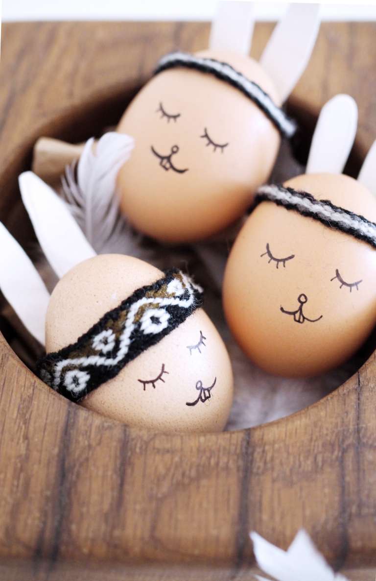 Boho Easter Eggs.