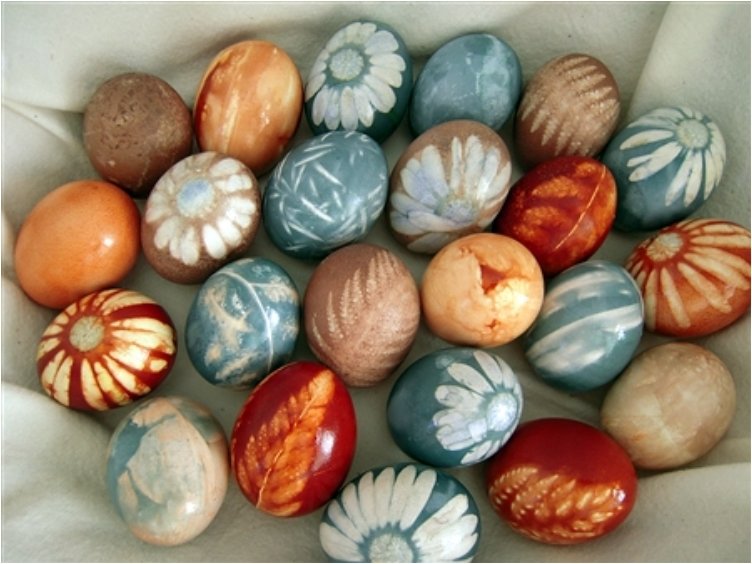 Botanical Easter Eggs.