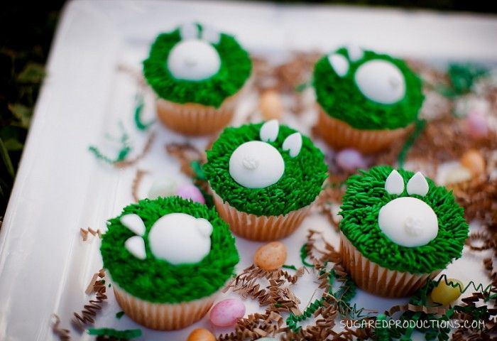 Bunny Butt Cupcakes.