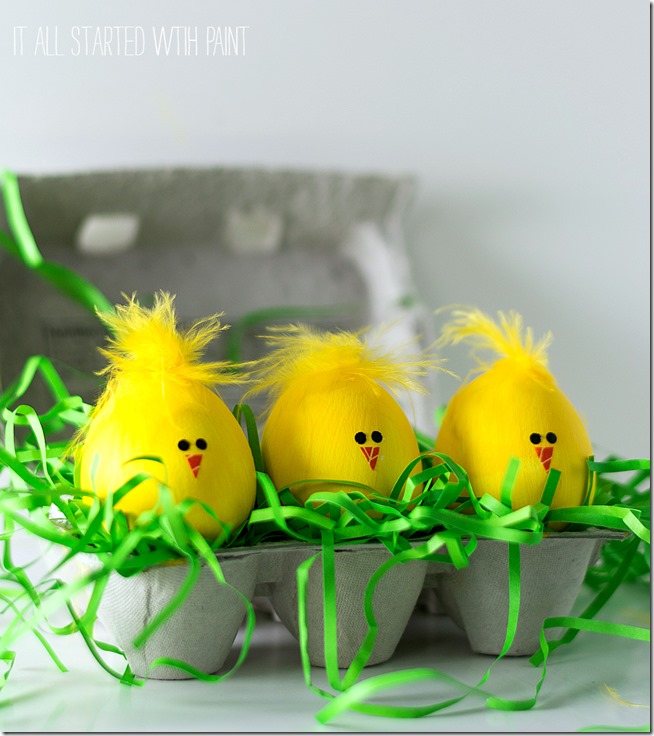 Chick Easter Eggs.