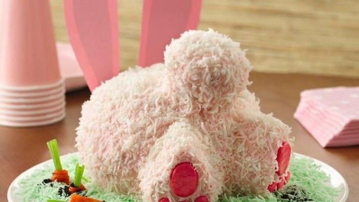 DIY Bunny Butt Cake.