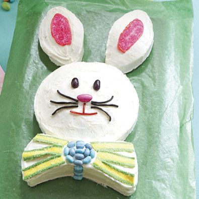 DIY Easter Bunny Cake.