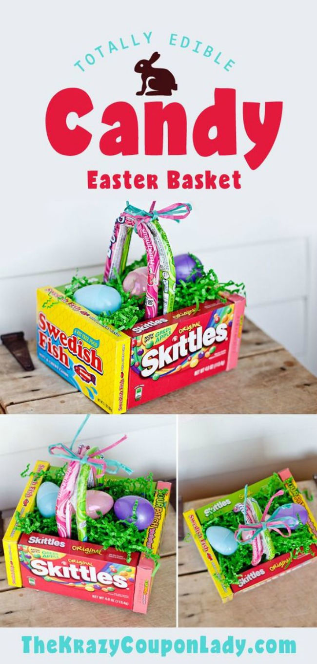 DIY Edible Easter Egg Basket.